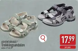 ALDI Adventuridge trekkingsandalen aanbieding