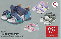 ALDI L&d trekkingsandalen aanbieding