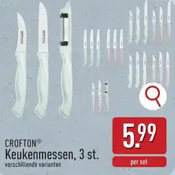 ALDI Crofton keukenmessen, aanbieding