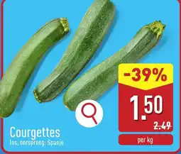 ALDI Courgettes aanbieding