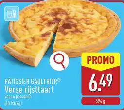 ALDI Pâtissier gaulthier verse rijsttaart aanbieding