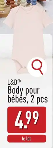ALDI L&D Body pour bébés aanbieding