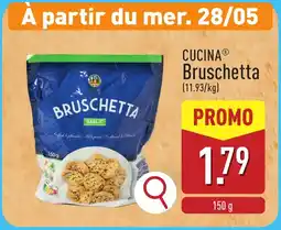 ALDI Cucina Bruschetta aanbieding