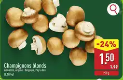 ALDI Champignons blonds aanbieding