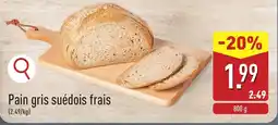 ALDI Pain gris suédois frais aanbieding