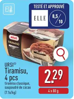 ALDI Ursi Tiramisu aanbieding