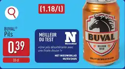 ALDI Buval Pils aanbieding