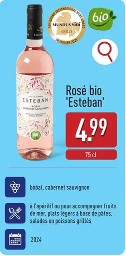 ALDI Rosé bio 'Esteban' aanbieding