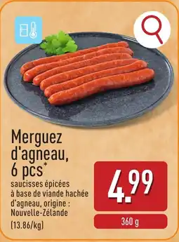 ALDI Merguez d'agneau aanbieding