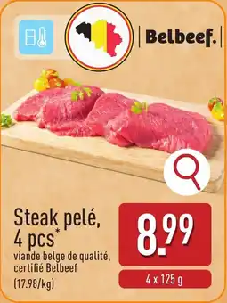 ALDI Steak pelé aanbieding