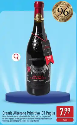 ALDI Grande Alberone Primitivo IGT Puglia aanbieding