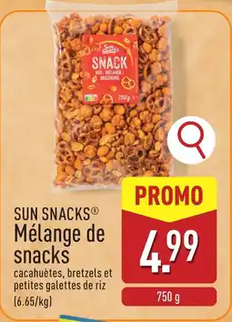 ALDI Sun snacks mélange de snacks aanbieding