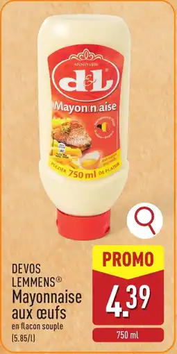 ALDI Devos lemmens mayonnaise aux œufs aanbieding