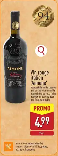 ALDI Vin rouge italien 'Aimone' aanbieding