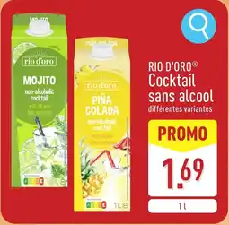 ALDI Rio d'oro cocktail sans alcool aanbieding