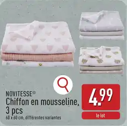 ALDI Novitesse Chiffon en mousseline aanbieding