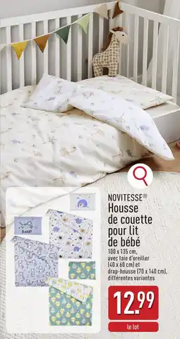 ALDI Novitesse housse de couette pour lit de bébé aanbieding