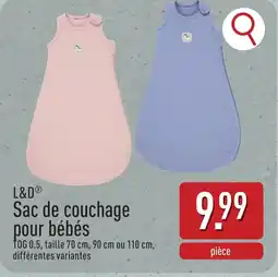 L&D Sac de couchage pour bébés