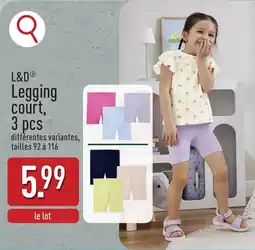 ALDI L&D Legging court aanbieding