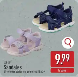 ALDI L&D Sandales aanbieding