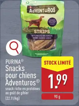 ALDI Purina snacks pour chiens adventuros aanbieding