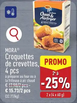 ALDI Mora Croquettes de crevettes aanbieding