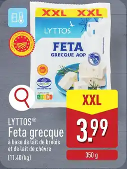 ALDI Lyttos Feta grecque aanbieding