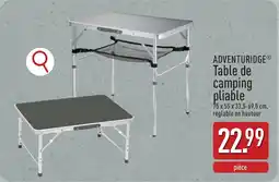 ALDI Adventuridge table de camping pliable aanbieding