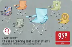 ALDI Adventuridge Chaise de camping pliable pour enfants aanbieding
