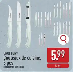 ALDI Crofton couteaux de cuisine aanbieding