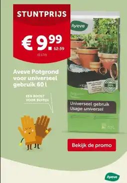 AVEVE Aveve Potgrond voor universeel gebruik 60 l aanbieding