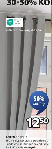 Jysk Anten gordijn aanbieding