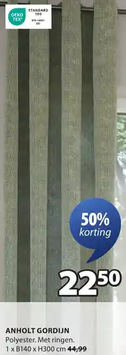 Jysk Anholt gordijn aanbieding