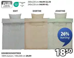 Jysk Dekbedovertrek aanbieding