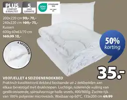 Jysk Veofjellet 4 seizoenendekbed aanbieding