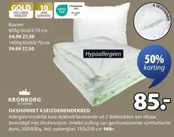 Jysk Kronborg okshornet 4 seizoenendekbed aanbieding