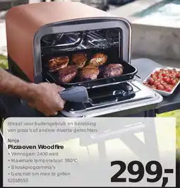 Hanos Ninja Pizza oven Woodfire aanbieding