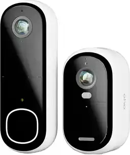 Coolblue Arlo Essential 2K Outdoor Camera + HD Wireless Video Doorbell aanbieding