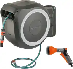 Coolblue Gardena Wandslangenbox 25 RollUp M/L Wit + Broes aanbieding