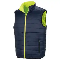 Decathlon Beschermende Mens Omkeerbare Zachte Gevoerde Veiligheidsgilet (Fluorescerend aanbieding