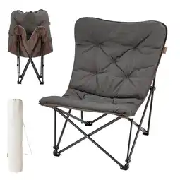 Decathlon Opvouwbare campingstoel - Mala - Transporttas - Gepolsterd - Max. 135 kg aanbieding