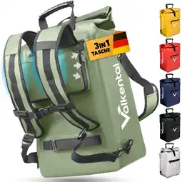Decathlon Fietstas bagagedrager rugzak 3in1 waterdicht 23 L – ValkOne aanbieding