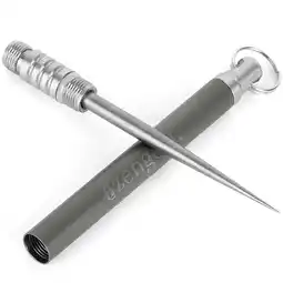 Decathlon Titanium tandenstoker sleutelhanger - metaal, draagbaar, herbruikbaar aanbieding