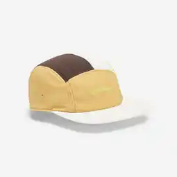 Decathlon 5-panel pet wit groen beige aanbieding