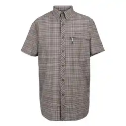 Decathlon Heren Geruit Reisshirt (Treetop) aanbieding