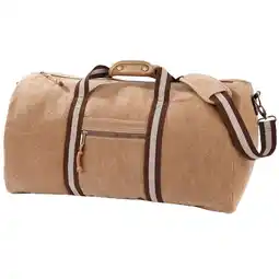 Decathlon Vintage Canvas Holdall Duffelzak 45 Liter (Sahara) aanbieding