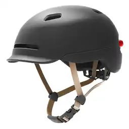 Decathlon Helm YEEP.ME H.60 LED en remlicht M - voor fietsen, scooters aanbieding