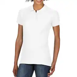 Decathlon Dames Softstyle 172 Piqué Poloshirt (Wit) aanbieding