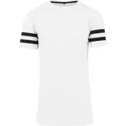 Decathlon Heren Stripe Jersey Tshirt (Wit) aanbieding