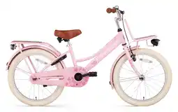 Decathlon SuperSuper Cooper Bamboo Kinderfiets - 20 inch - Roze aanbieding